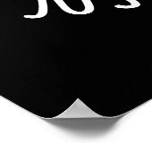 Donut Besorgnis nur glücklich lustige Donut Pun Da Poster (Ecke)