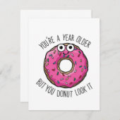 Donut Birthday Card (Vorne/Hinten)