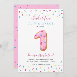 Donut Birthday Celebration | eins Einladung