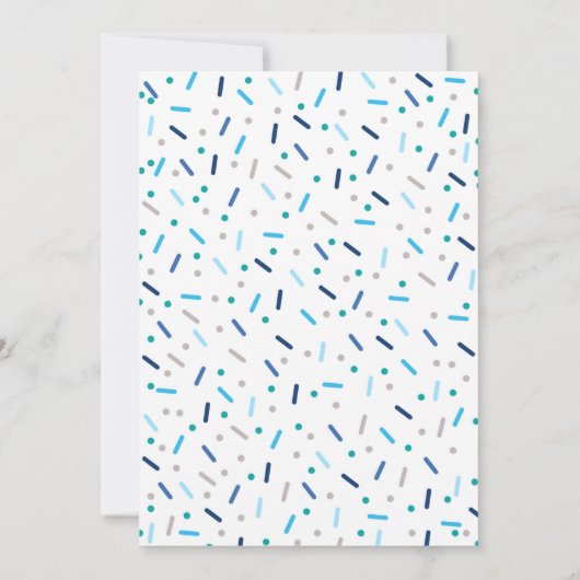 Donut Birthday Einladung Donut Grow Up Party (Rückseite)