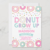 Donut Birthday Einladung Donut Grow Up Party (Vorderseite)