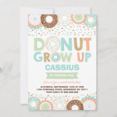 Donut Birthday Einladung Donut Grow Up Party (Vorderseite)
