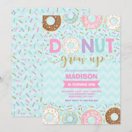 Donut Birthday Einladung Donut Grow Up Party