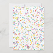 Donut Birthday Einladung Donut Grow Up Party (Rückseite)