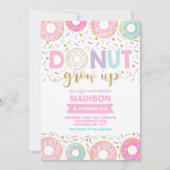 Donut Birthday Einladung Donut Grow Up Party (Vorderseite)