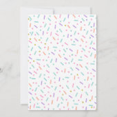 Donut Birthday Einladung Donut Grow Up Party (Rückseite)