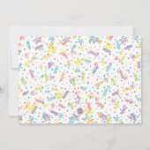 Donut Birthday Einladung Donut Grow Up Party (Rückseite)