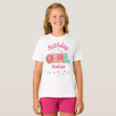 Donut Birthday Kleinkind-Shirts T-Shirt (Vorne ganz)