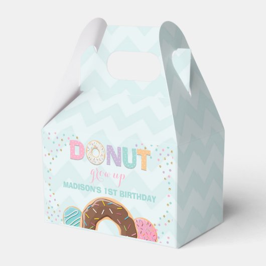Donut Birthday Party Gefallen Box Donut Group Part Geschenkschachtel (Vorderseite)