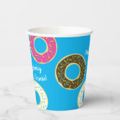 Donut Birthday Party Pappbecher (Links)