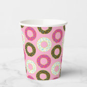 Donut Birthday Party Pappbecher (Links)
