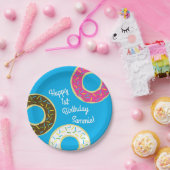 Donut Birthday Party Pappteller (Party)