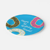Donut Birthday Party Pappteller (Schrägansicht)