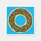 Donut Birthday Party Serviette (Vorderseite)