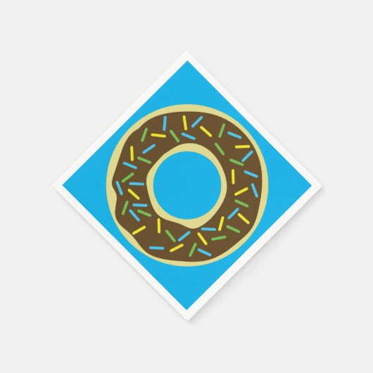 Donut Birthday Party Serviette (Ecke)