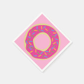 Donut Birthday Party Serviette (Ecke)