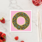 Donut Birthday Party Serviette (Beispiel)