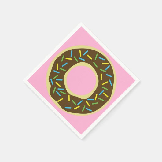 Donut Birthday Party Serviette (Ecke)
