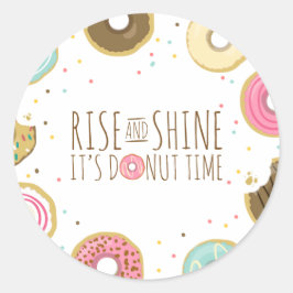 Donut Birthday Party Topper Umschlag Aufkleber Dou