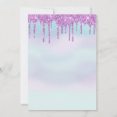 Donut Birthday Party Two Sweet Einladung (Rückseite)