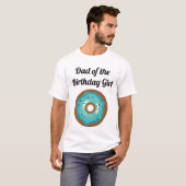 Donut Birthday Party Vater T - Shirt (Vorne ganz)
