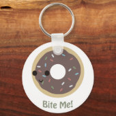 Donut Bite Me! Schlüsselanhänger (Vorderseite)