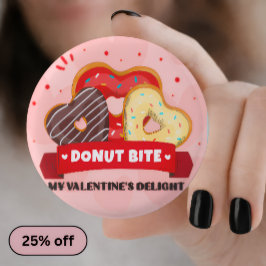 Donut Bite My Valentinstag Pin Button —Süßer Aufnä