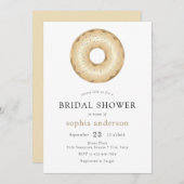 Donut Brautparty Einladung (Vorne/Hinten)