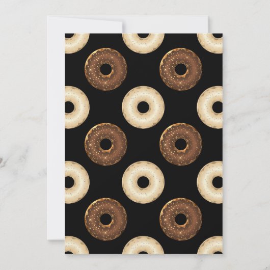 Donut Brautparty Einladung (Rückseite)