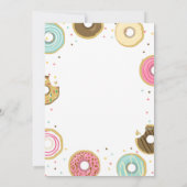 Donut Bridal Dusche Einladung Gedanken, wenn ich t (Rückseite)