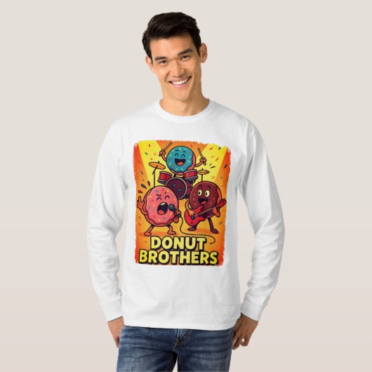 Donut Brothers Rock Band T-Shirt (Vorne ganz)