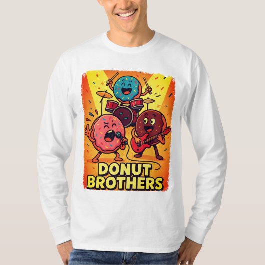 Donut Brothers Rock Band T-Shirt (Vorderseite)