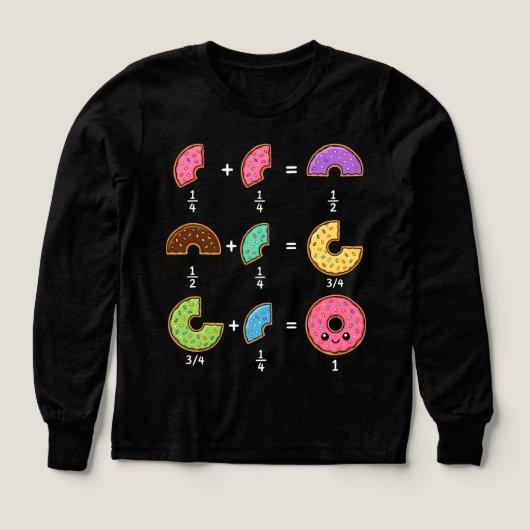 Donut-Bruchrechnen-Lern-Math-Humor (Design Vorderseite)