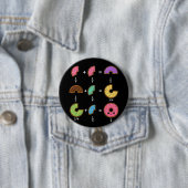 Donut-Bruchrechnen-Lern-Math-Humor Button (Beispiel)