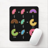 Donut-Bruchrechnen-Lern-Math-Humor Mousepad (Mit Mouse)