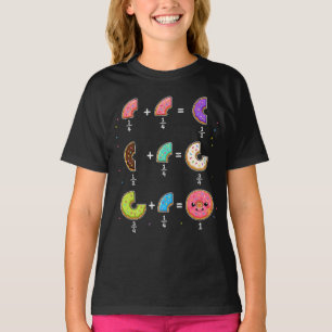Donut-Bruchrechnen-Lern-Math-Humor T-Shirt