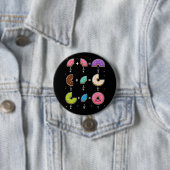 Donut-Bruchrechnen-Math-Humor Button (Beispiel)