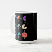 Donut-Bruchrechnen-Math-Humor Kaffeetasse (Vorderseite Links)