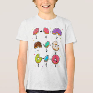 Donut-Bruchrechnen-Math-Humor Tri-Blend Shirt