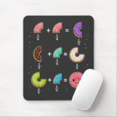 Donut-Bruchrechnen-Mathematik-Humor Mousepad (Mit Mouse)