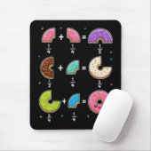 Donut-Bruchrechnen-Mathematik-Humor Mousepad (Mit Mouse)