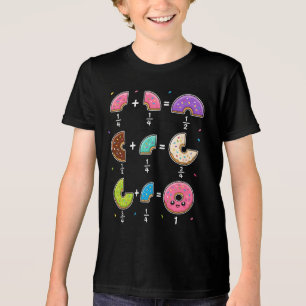 Donut-Bruchrechnen-Mathematik-Humor Tri-Blend Shirt