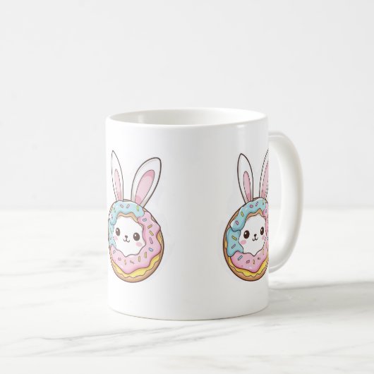 Donut Bunny mug Kaffeetasse (VorderseiteRechts)