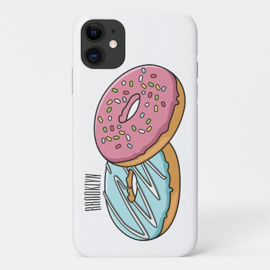 Donut-Cartoon-Abbildung Case-Mate iPhone Hülle (Rückseite)
