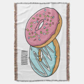 Donut-Cartoon-Abbildung Decke (Vorderseite Vertikal)