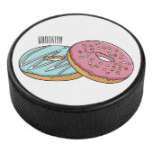 Donut-Cartoon-Abbildung Eishockey Puck (3/4)