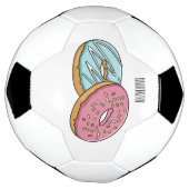 Donut-Cartoon-Abbildung Fußball (Gedreht)