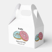 Donut-Cartoon-Abbildung Geschenkschachtel (Vorderseite)