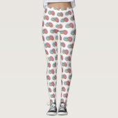 Donut-Cartoon-Abbildung Leggings (Vorderseite)