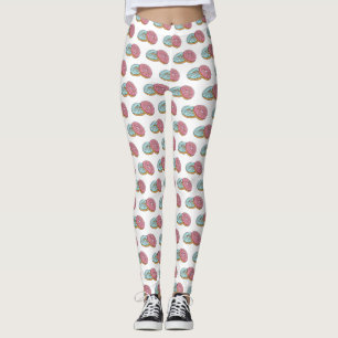 Donut-Cartoon-Abbildung Leggings